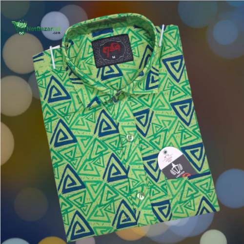 কটন প্রিন্ট হাফ শার্ট