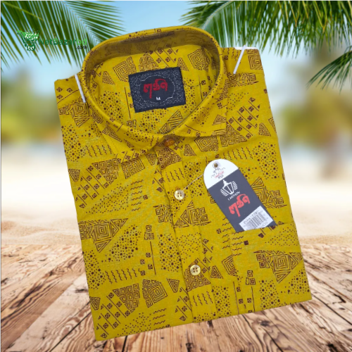 কটন প্রিন্ট হাফ শার্ট